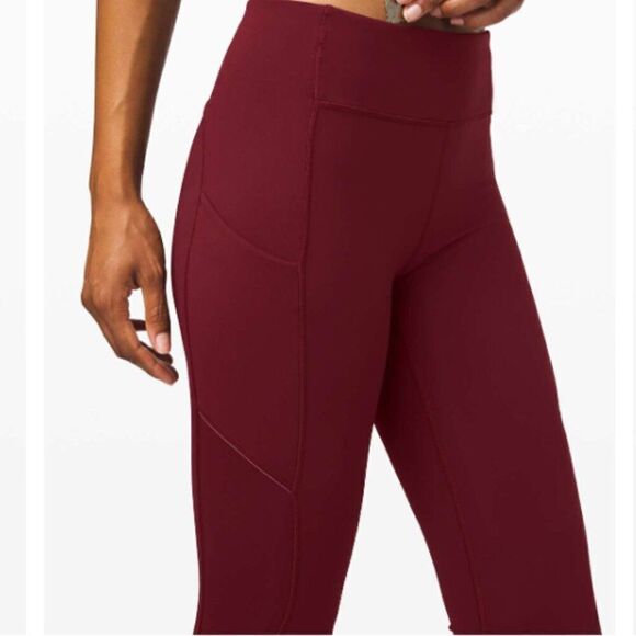LULULEMON Speed Up Tight 28" Deep Rouge Size 2 - Picture 7 of 12